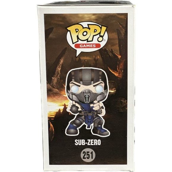 Funko Pop! Mortal Kombat X - Sub-Zero Action Figure Box #251 Pop Games - Picture 5 of 11